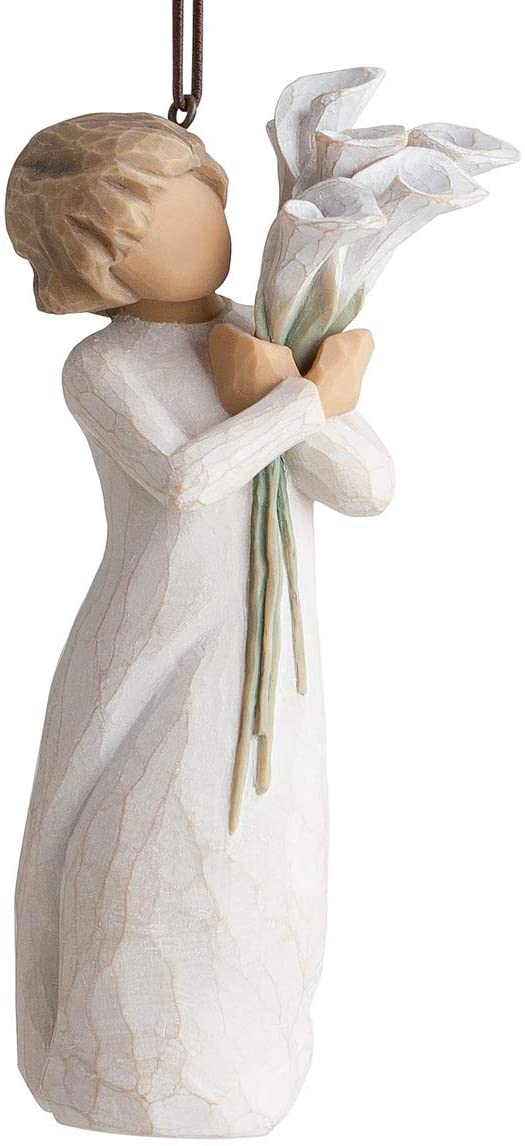 Willow Tree Beautiful Wishes Hanging Ornament, Multi-colour, 4.5 Inch