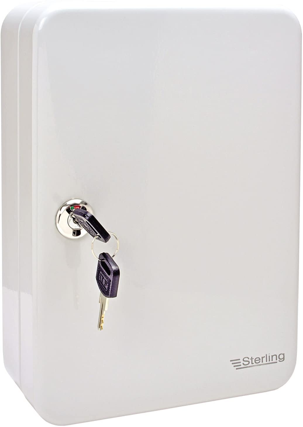 Burg-Wachter KC48 Sterling 48-Hook Key Cabinet,Gray, Grey, 48 hooks - Image 2