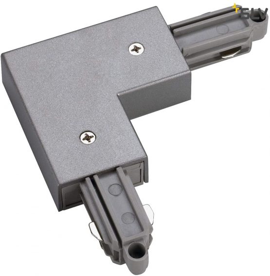SLV Corner Connector for 1-Phase high Voltage Track/Grey