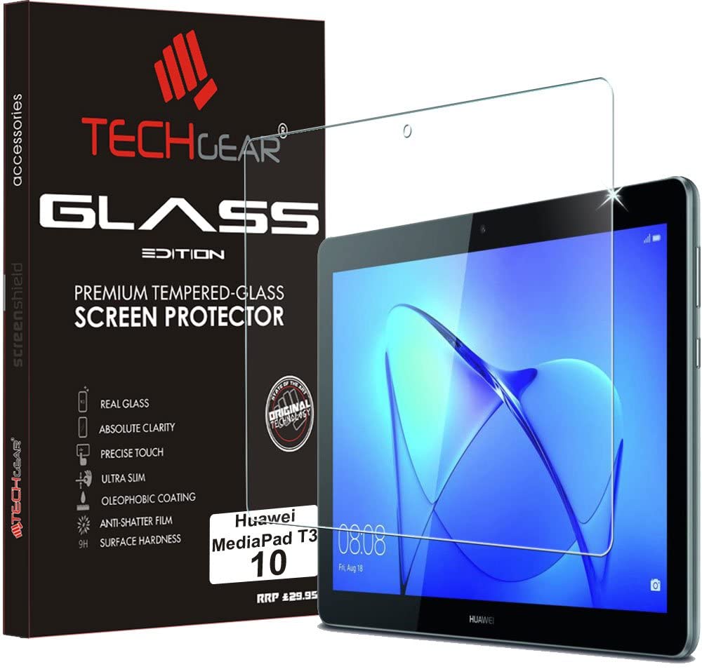 TECHGEAR GLASS Edition fits GLASS Edition for Huawei MediaPad T3 10 (9.6" Screen)