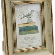 Afuly Vintage Photo Frame 4x6 in Gold and Antique Sage Green for Desk Wall Tabletop Christmas Gifts