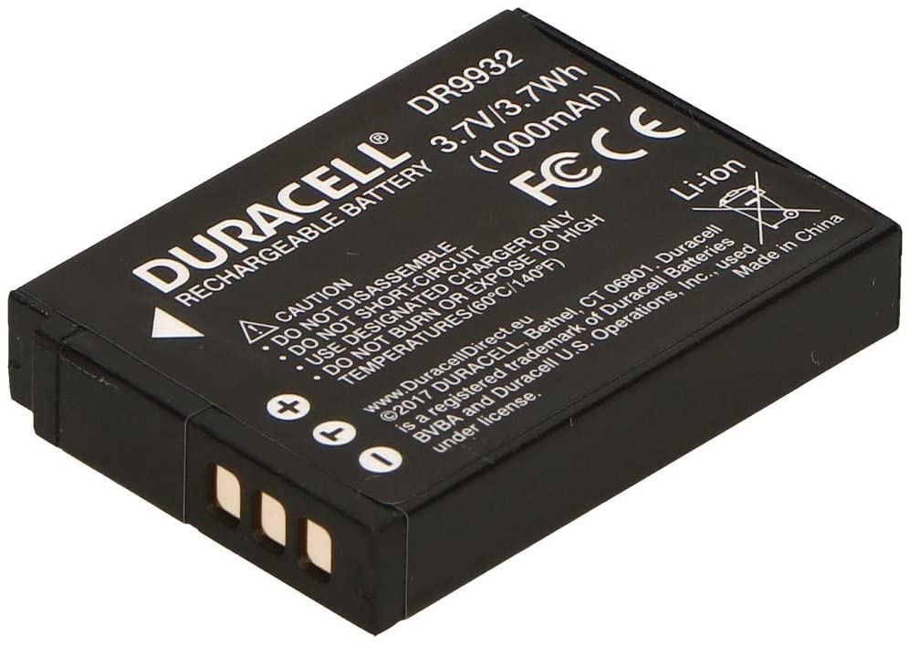 Duracell Premium Analog Nikon En-EL12 Battery for CoolPix AW100 P310 S9900 3.7V 1000mAh,Black - Image 3