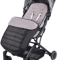 SONARIN Universal Premium Pushchair Footmuff,Waterproof and Windproof,Cosy Toes Fleece Lined Universal Fitting for Pushchairs Strollers Prams Buggy(Black)