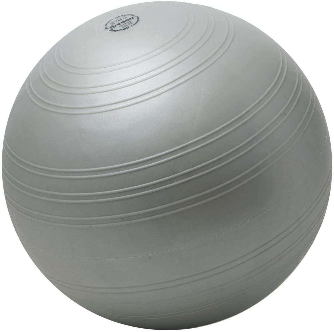 Togu Powerball Challenge Abs Ball - Silver- Grey, 55- 65 cm, Silver-Grey, 55-65 cm