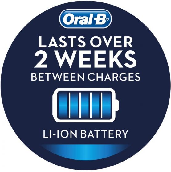 Oral-B Pro 2 2500W 3D White Electric Rechargeable Toothbrush, Pink Handle, 2 Modes, Gum Pressure Sensor, 1 Toothbrush Head, 1 Travel Case, 2 Pin UK Plug, Gift for Men/Women - Image 4