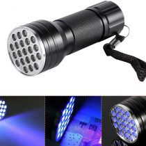 UV Torch Ultraviolet Flashlight, Portable Torch Lamp, 21 LED Blacklight UV Flashlight Torch for Pet Urine Detector, Find Stains on Clothes Carpet Rugs Floor