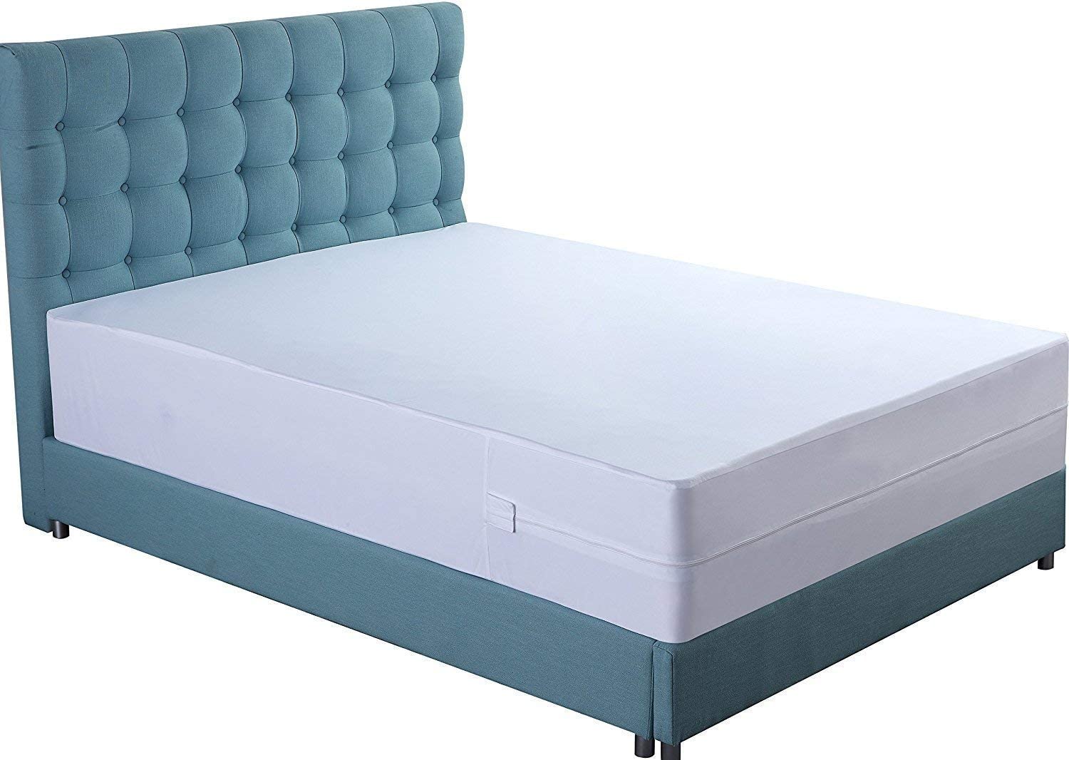 Utopia Bedding Premium Waterproof Mattress Encasement Single Bed (90 x 190 x 30 cm), Zippered Mattress Protector - Image 2