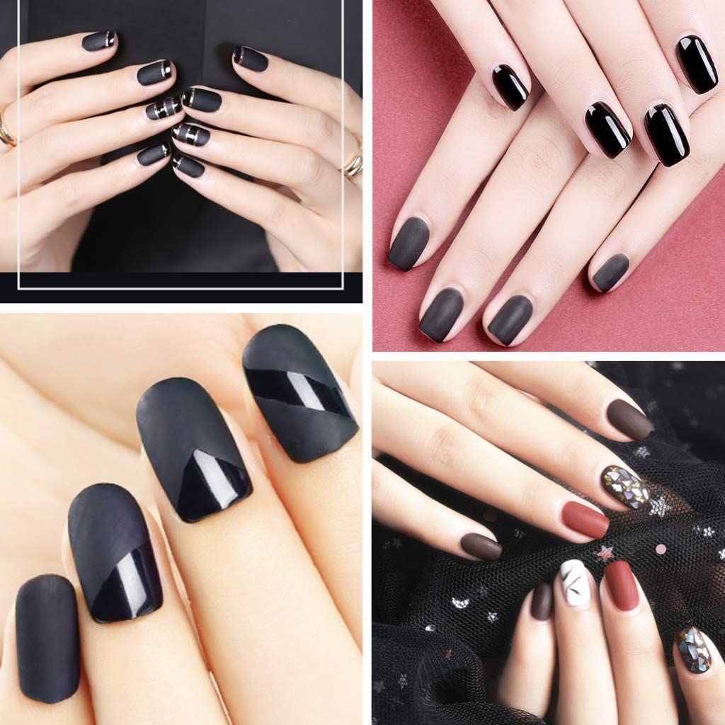 Beetles Gel Nail Polish Set, Matte Top Coat, High Gloss Top Coat, Base Coat & UV LED Lamp, No Wipe, Long Lasting, Soak Off - Image 2
