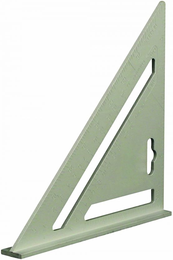 Silverline 734110 Heavy Duty Aluminium Roofing Ra fter Square 7”