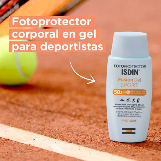 ISDIN Fusion Gel SPORT SPF 50+ 100ml | Body sun gel cream designed for sports use | Ultra-light and cooling 100 ml - Image 3