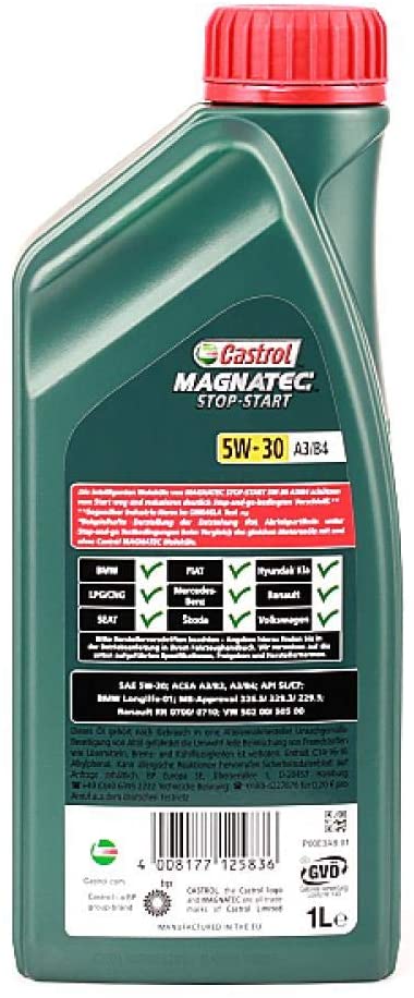 Castrol 159BBB Magnatec Stop-Start 5W-30 A3/B4 Motor Oil, 1 L - Image 2