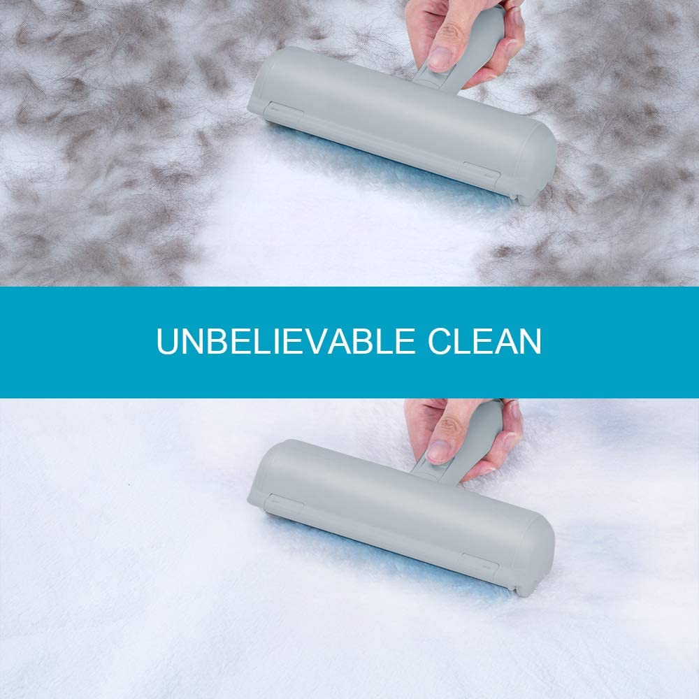 MUDEELA Reusable Pet Hair Remover Roller for Furniture, Easy to Clean