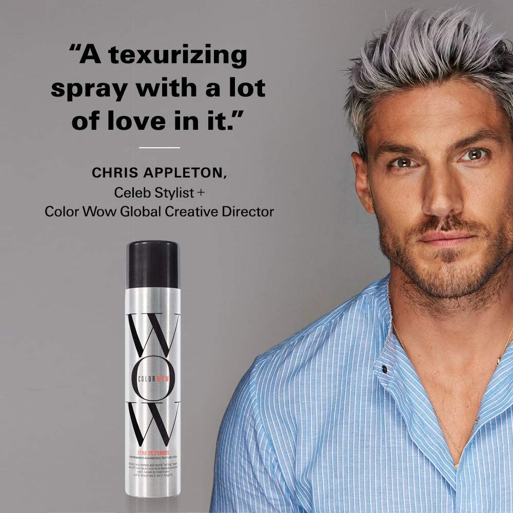 COLOR WOW Style on Steroids Performance Enhancing Texture Spray for Long-Lasting Volume, Style Hold - Image 3
