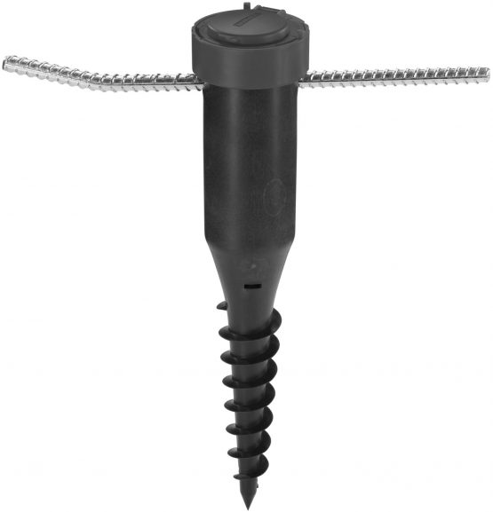 Leifheit Centring Ground Screw Socket for Rotary Clothes Lines, 45 mm and 50 mm Aperture, for Easy Installation of Rotary Clothes Line, Ground Socket - Image 3