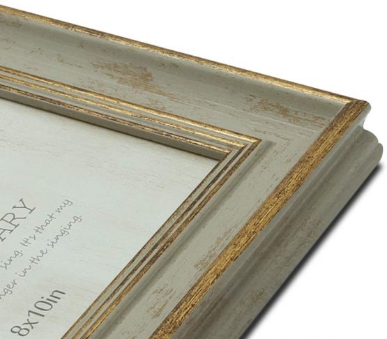 Afuly Vintage Photo Frame 4x6 in Gold and Antique Sage Green for Desk Wall Tabletop Christmas Gifts - Image 2