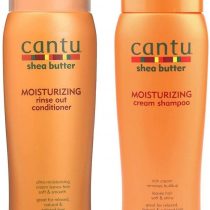 Cantu Moisturizing Cream Shampoo 13.5 Oz & Moisturizing Rinse Out Conditioner 13.5 Oz