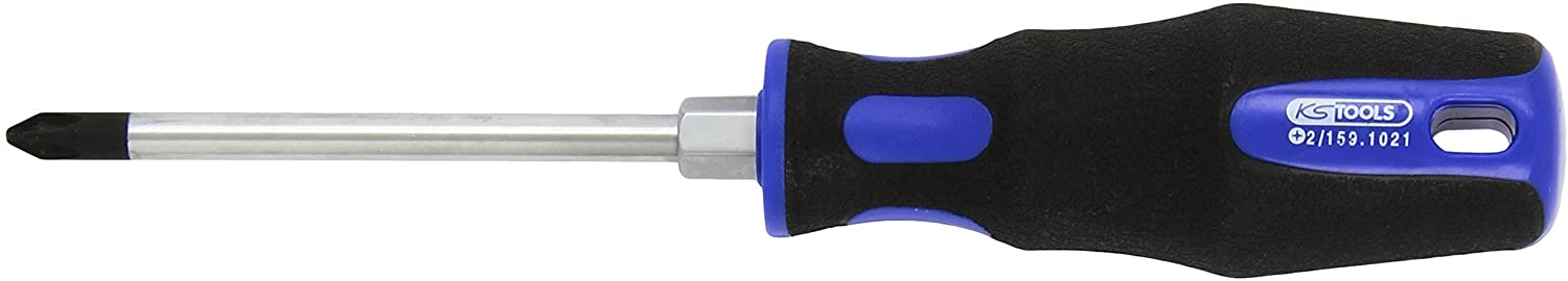 KS Tools 159.1021 PH2 Phillips® Ergo+ Screwdriver, Clear