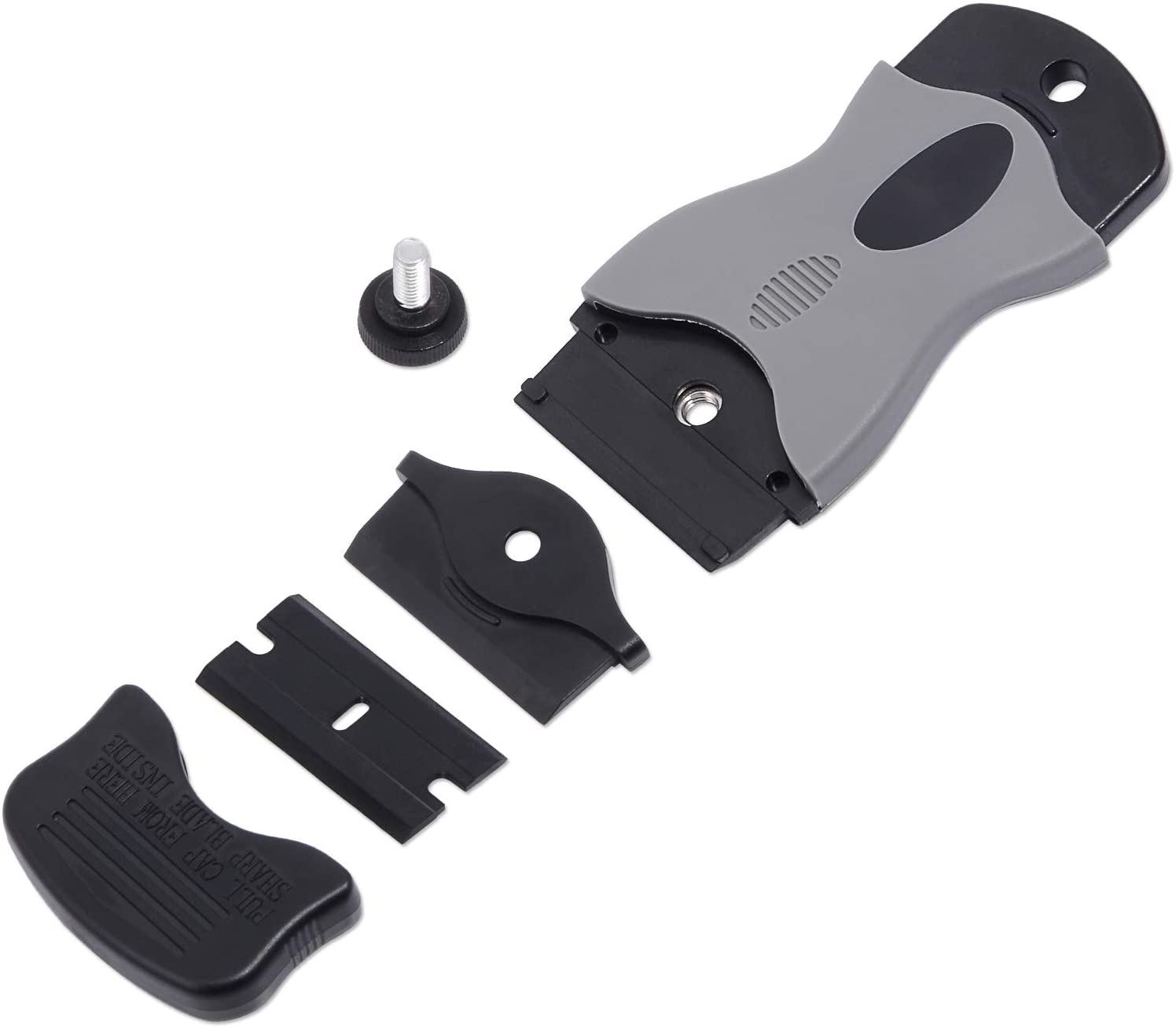 Ehdis Plastic Scraper with 10 Plastic Razor Blade, Adhesive Remover, Sticky Remover for Removing Lable Glue - Image 4