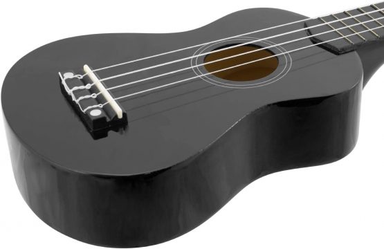 Mad About SU8 Soprano Ukulele in Black with FREE Gig Bag, Pick, and Spare Strings – Great for Schools and Beginners, Now With Carbon Black Strings for Improved Tuning - Image 2