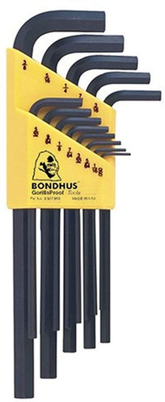 Bondhus 12137 HLX13L L-Wrench Set 0.050"-3/8", Black - Image 2