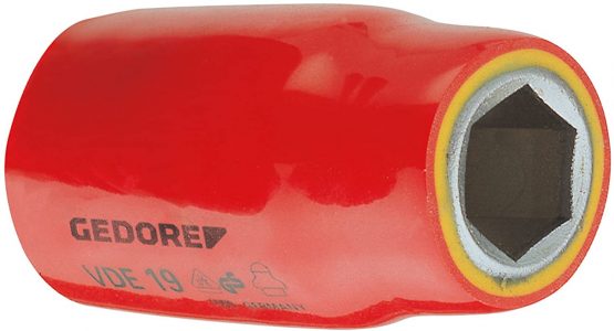 Gedore VDE1932 Socket 1/2 VDE 32,0x60,5mm 6 hex, Silver