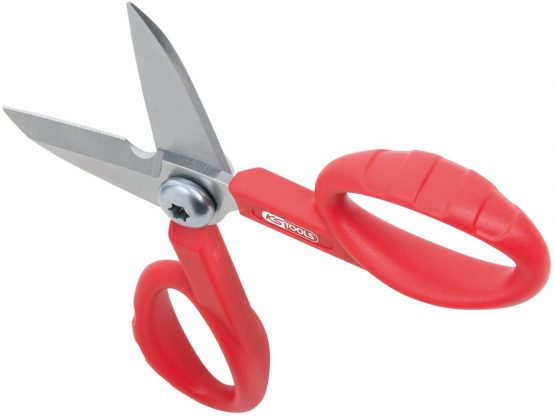 KS Tools 118.0060 Universal workshop shear, 140mm, includes belt pouch - Image 3