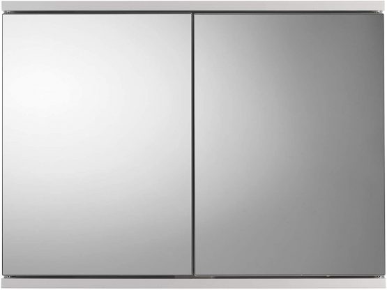 Croydex Simplicity Self-Assembly 2 Door Mirror Cabinet (FSC MDF), White