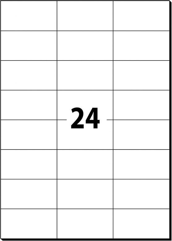 SIGEL LA138 Universal Permanent Labels, white, 7 x 3.7 cm, 600 lbl = 25 sheets, white - Image 2