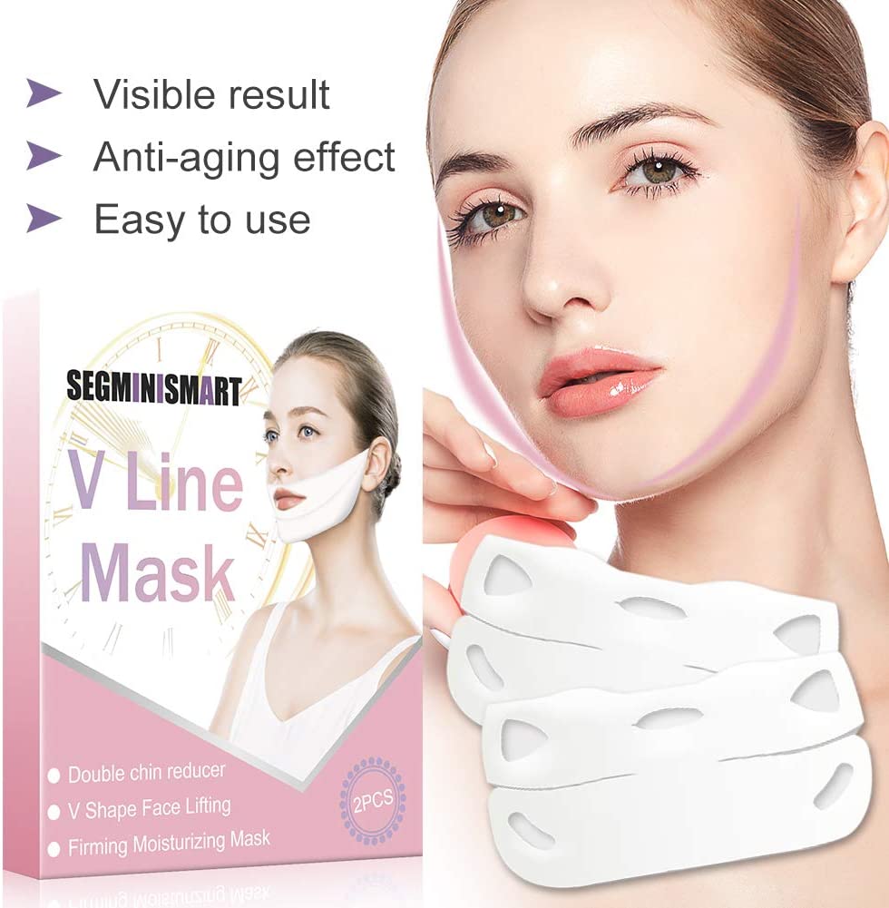 V Line Mask,Chin Up Patch,Double Chin Reducer,Face Lift,Contour Lifting Firming Moisturizing