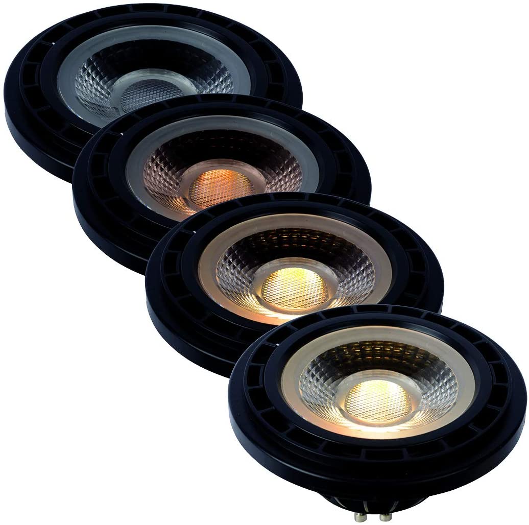 Lucide LED Bulb - Led Bulb - diameter 11 cm - LED Dim to Warm - GU10-1x12W 3000K/2200K - Black - Image 4