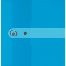 Herlitz Easy Orga to Go A5 Polyfoam Document Folder - Transparent Blue (Pack of 6)