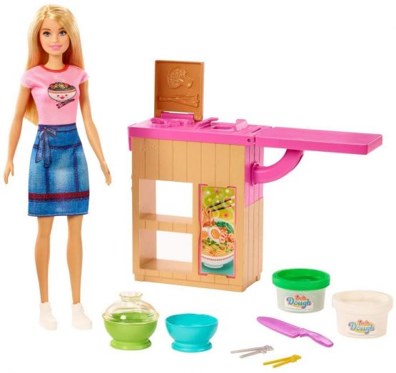 Barbie GHK43 Noodle Maker Doll and Playset