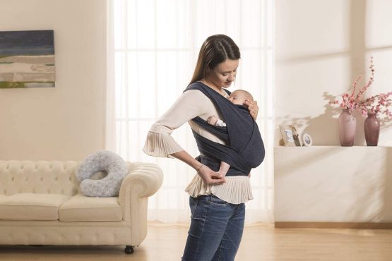 Chicco Boppy Comfyfit Baby Carrier, Blue - Image 3