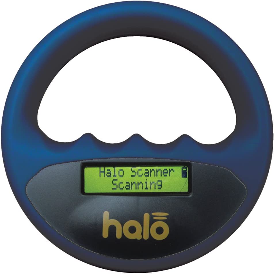Halo Microchip Scanner Blue