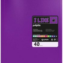 Grafoplás Case Folder, Folio Size 40 Covers 40 Fundas Berry