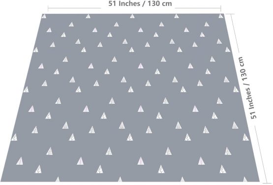 Baby Splat Mat for Under High Chair/Arts/Crafts, Womumon Waterproof Weaning Mat Non-Slip Splash Mat, Washable Mess Mat Highchair Floor Mat - Image 2
