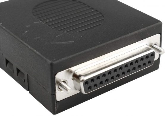 Futheda D-sub DB25 Female Breakout Board Adapter Connector 25-pin 2-row Solderless Port Serial Terminal Block Adapter Signal Module with Long Bolts Nuts with Case - Image 3