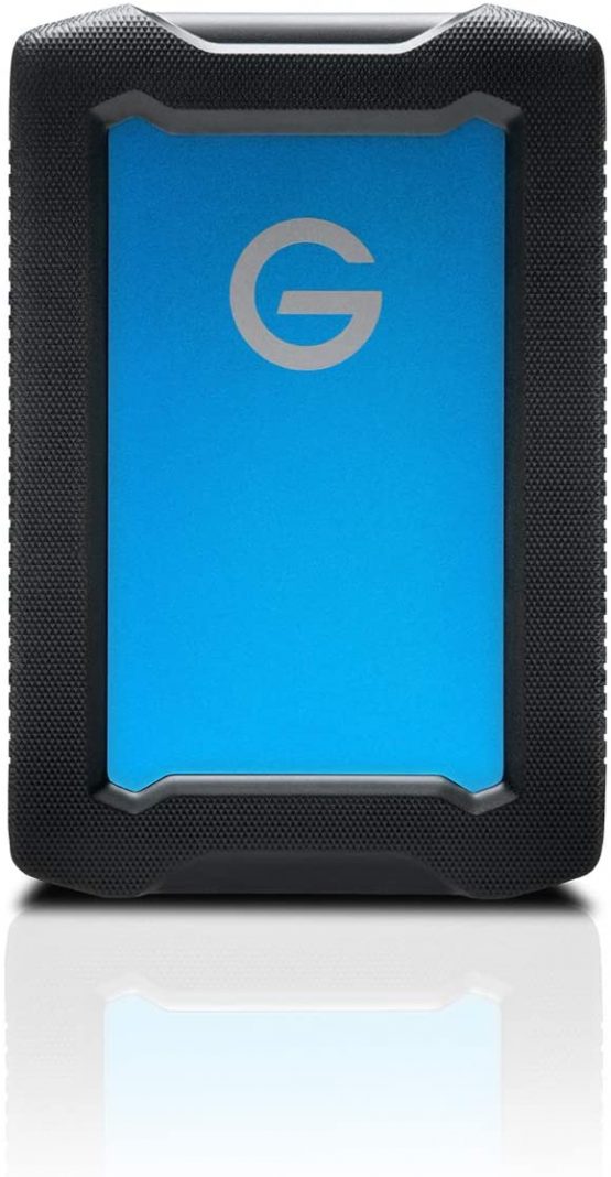 G-Technology 5 TB ArmorATD,Rugged, Shock-Proof and Water-Resistant External Hard Drive - USB-C, Thunderbolt 3, USB 3.0 , Blue