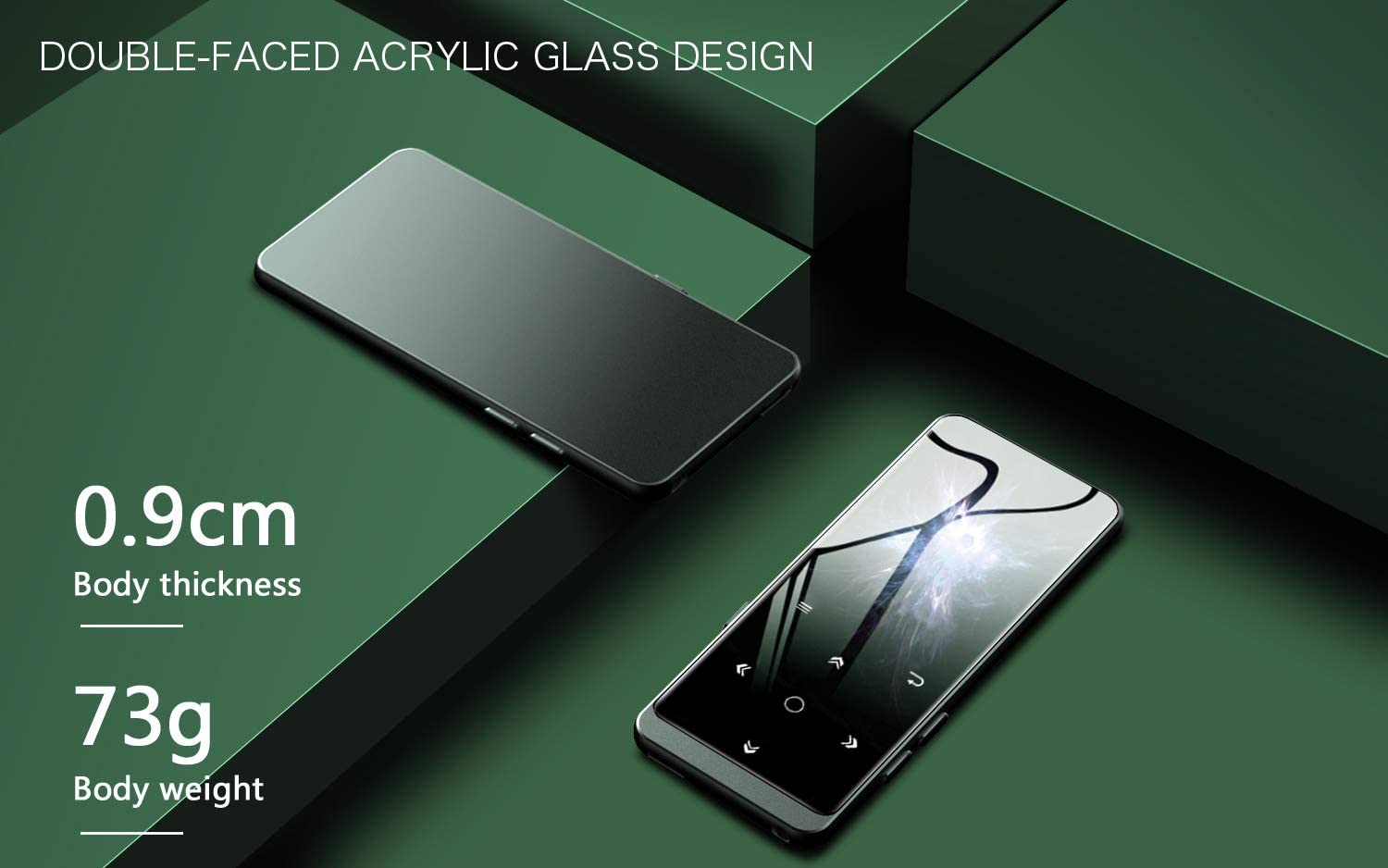 32GB MP3 Player, SUPEREYE MP3 Music Players with Bluetooth 4.2, 2.4