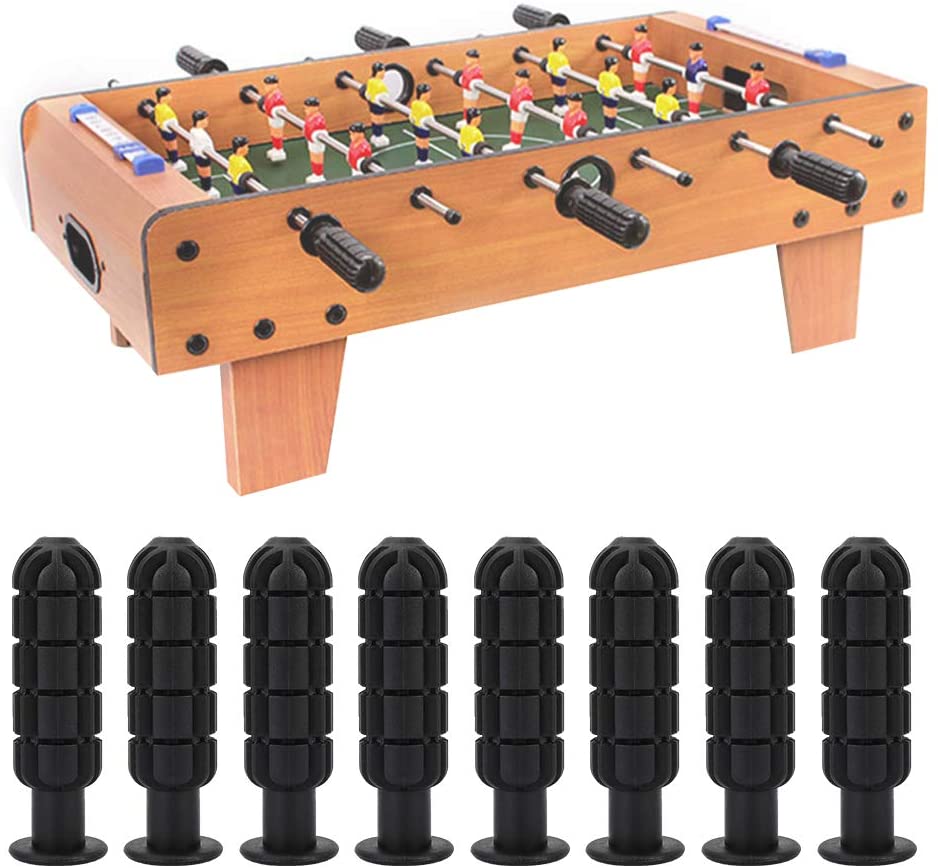 YunhanyDirect 8Pcs Table Soccer Handle Grip Table Foosball Part