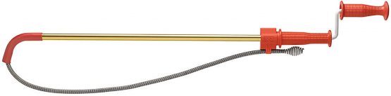 RIDGID 59787 K-3 Toilet Auger, 3-Foot Toilet Auger Snake with Bulb Head to Clear Clogged Toilets - Image 3