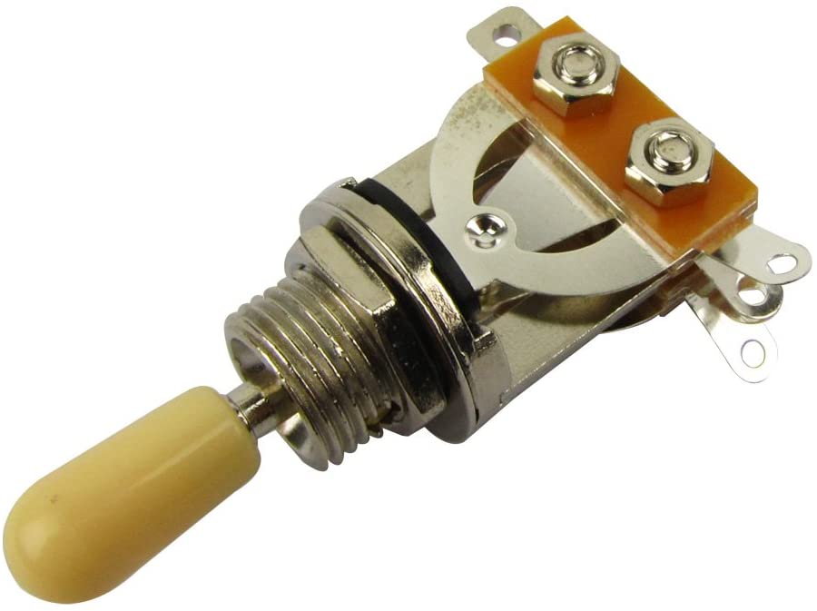 Musiclily 3 Way Short Straight Toggle Switch Pickup Selector for Les Paul LP Style Electric Guitar Cream Tip - Image 3