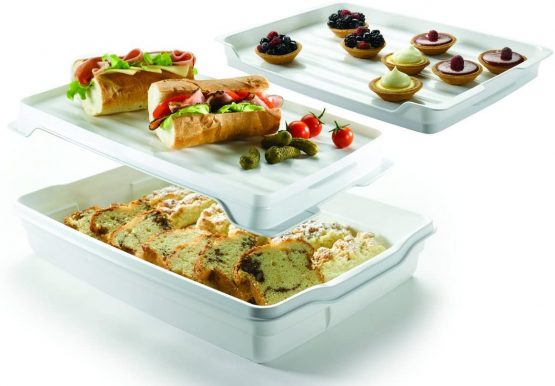 Curver 175245 Cake Container Rectangular Transparent / White - Image 4