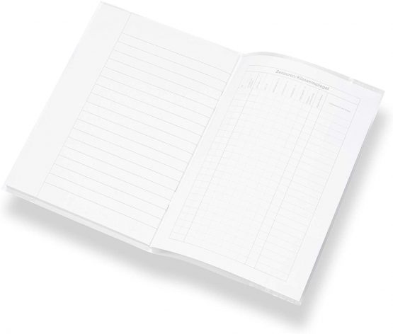 perfect line 25 transparent DIN-A5 plastic exercise book covers (SIDE DIMENSION 153 x 217 mm), clear slip on cover jacket for A5-sized SOFT COVER homework planner, flexible protectors, album protector - Image 4