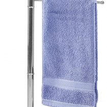 Wenko Exclusive Towel and Clothes Stand Chrome-3 Flexible arms, Steel, Silver Shiny, 28.5 x 48.5 x 90 cm