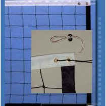 Der Sportler GmbH Great Volleyball Net Kevlar Cord 9.5 x1 m, Black