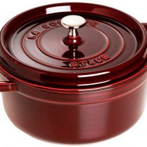 STAUB 1102287 Cocotte Round 22cm Grenadine red