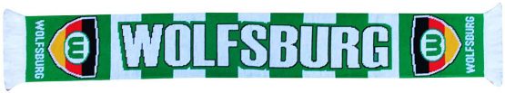 Germany VfL Wolfsburg (Bundesliga) Football Crest Scarf (100% Acrylic) - Image 2