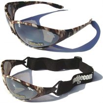 Ladgecom All-Weather Sunglasses & Goggles with Head Strap for Cycling, Running & Ski Sports