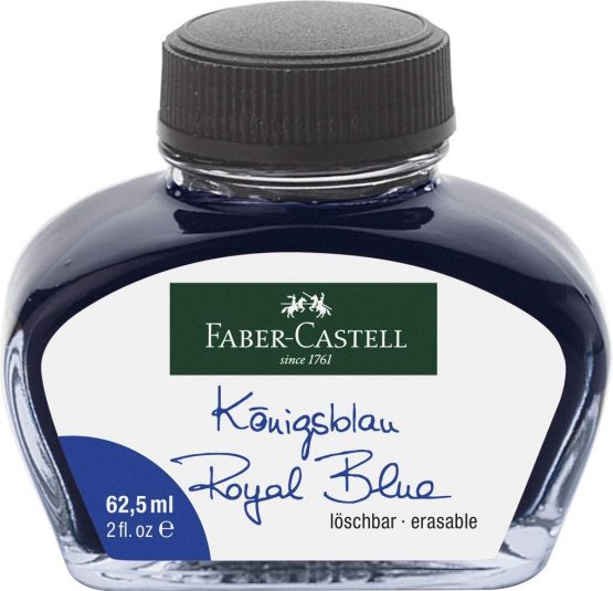 Faber-Castell 148701 Ink Glass for Writing Instruments with Converter Royal Blue - Image 2
